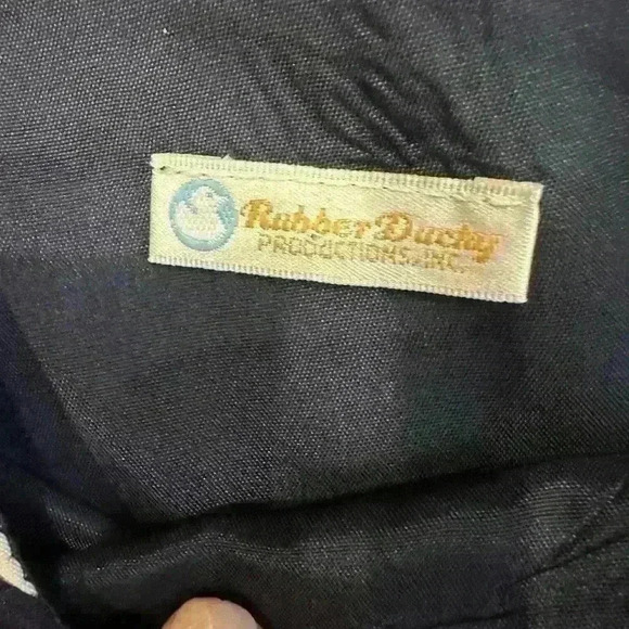 Lucky Ducky One Shoulder Navy and White Dress Size Small - Picture 6 of 6